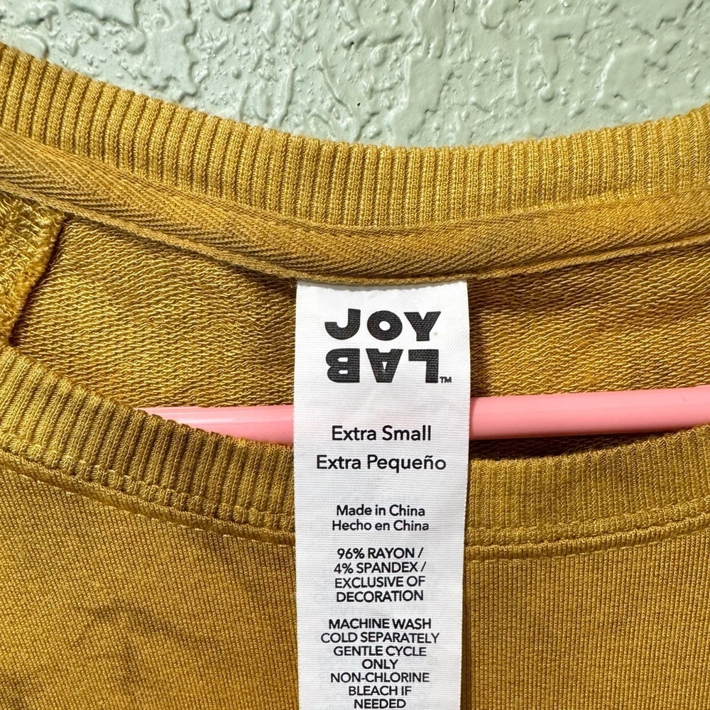 JoyLab Golden Tie-Dye Long Sleeve Top - Picture 2 of 4